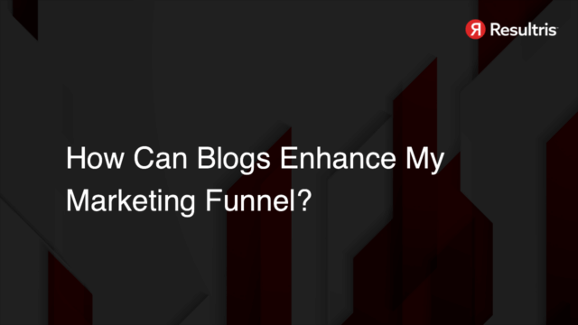 How Can Blogs Enhance My Marketing Funnel?