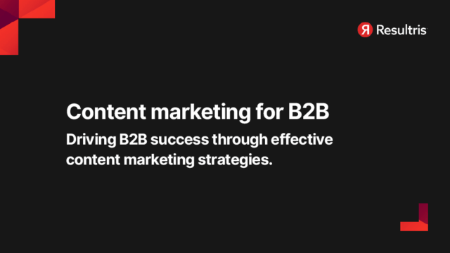content marketing for b2b