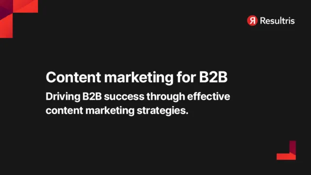 content marketing strategy for b2b