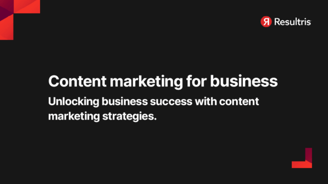 content marketing strategy for business