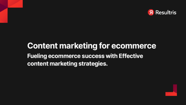 content marketing strategy for ecommerce