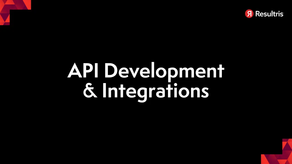 API Development & Integration