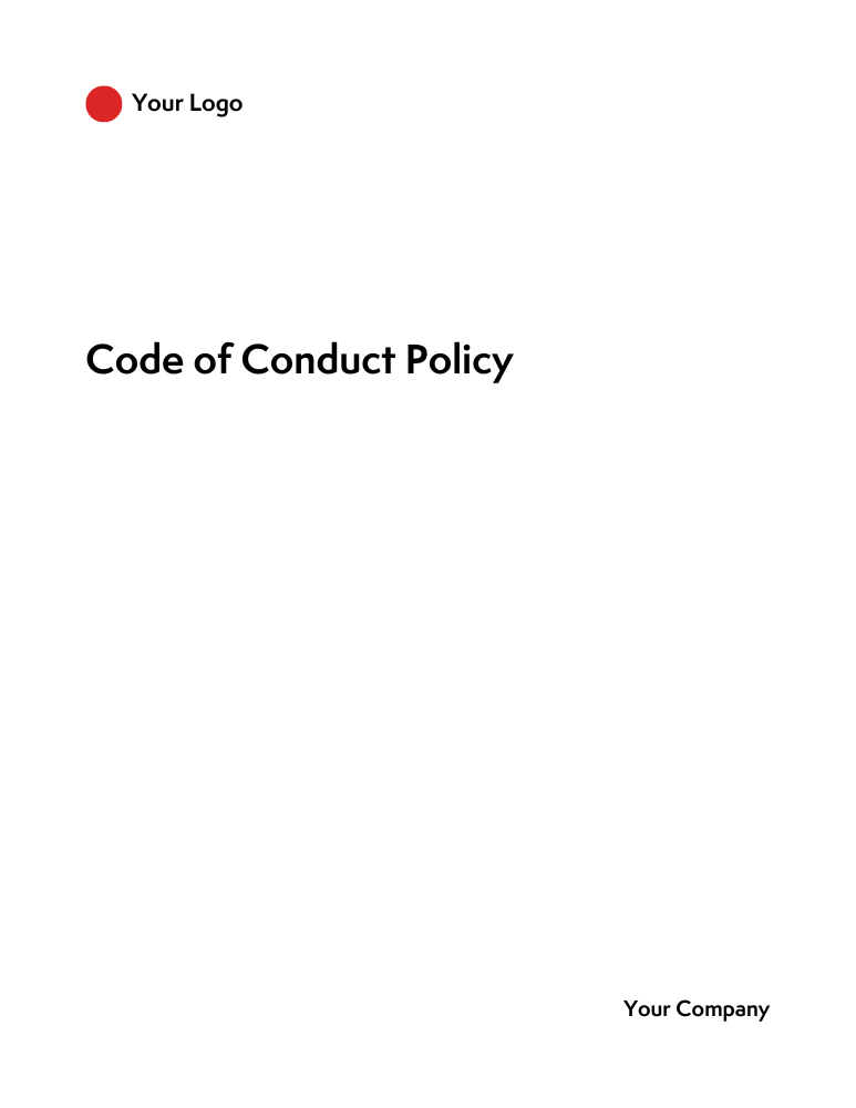 Code of Conduct Policy