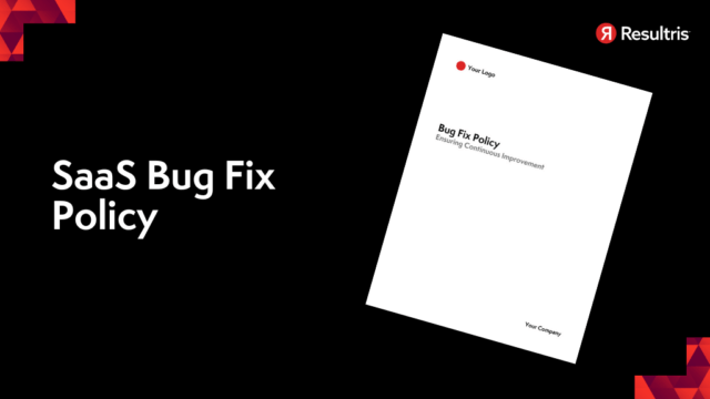 saas bug fix policy