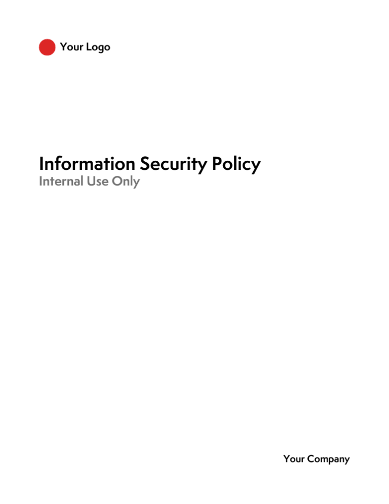 SaaS Information Security Policy
