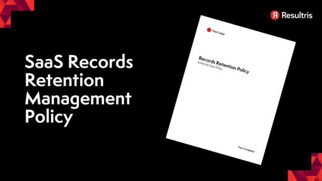 SaaS Records Retention Management Policy