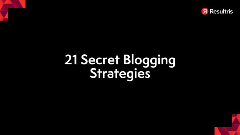 Secret Blogging Strategies