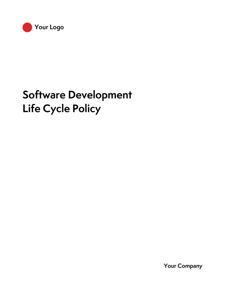 SaaS Software Development Life Cycle Policy